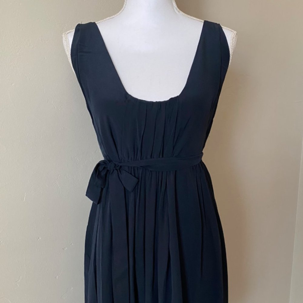 MIU MIU navy silk dress size 40